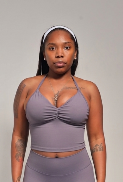 Woman wearing workout clothes