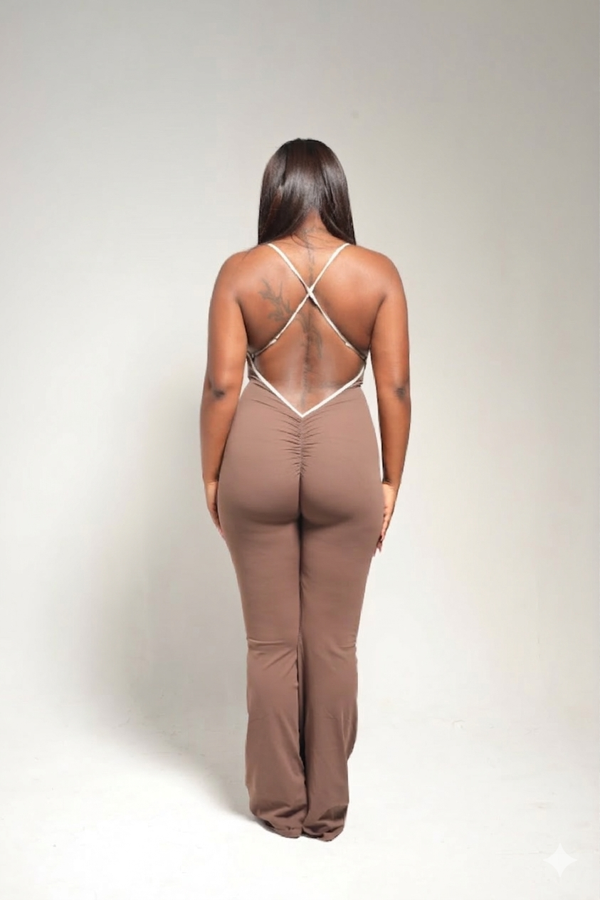 Sculpt Flare Romper